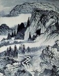 Daoji, Autumn landscape, 1671, Musee Guimet Daoji, Autumn landscape, 1671, Musee Guimet